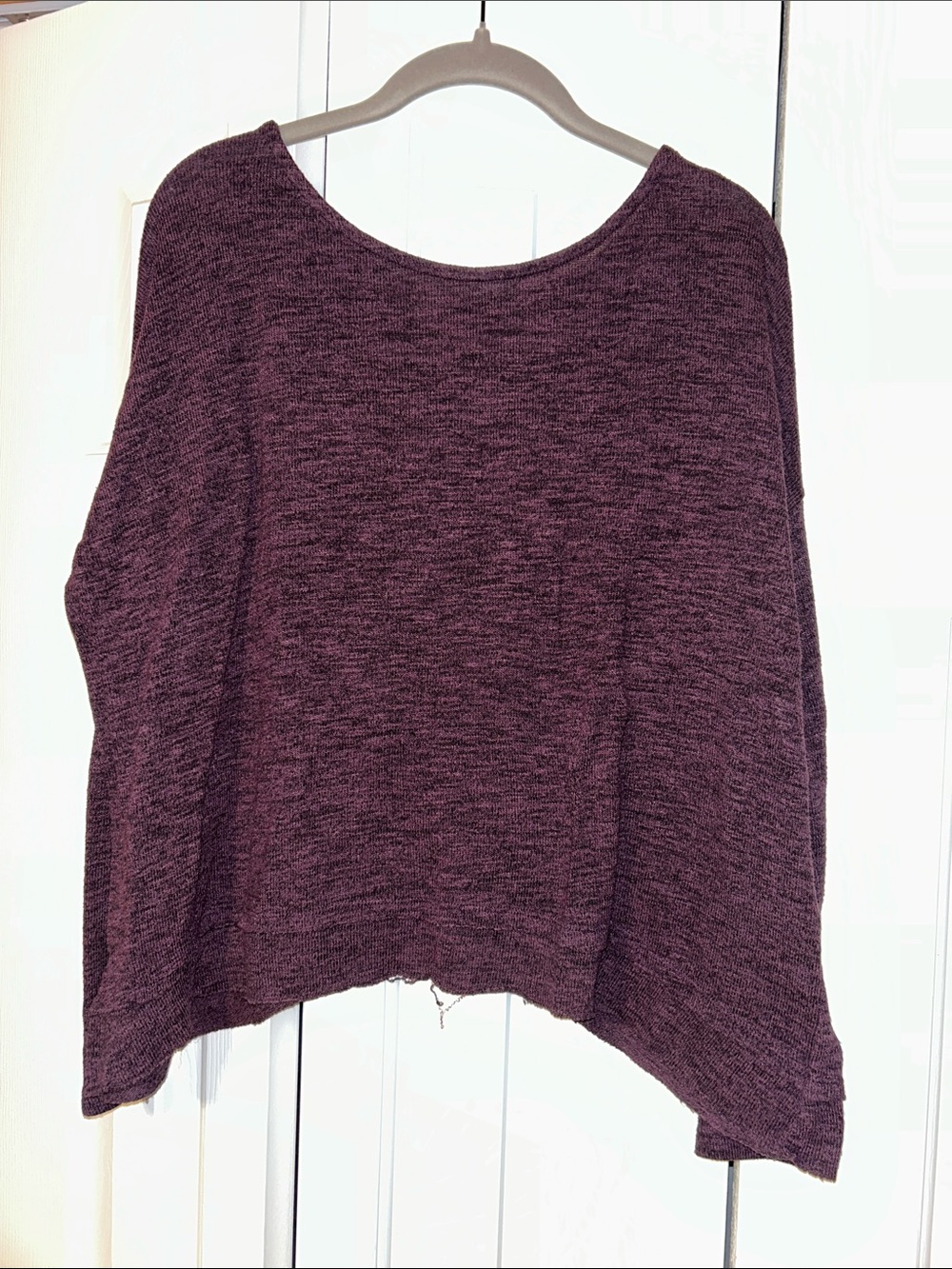 American Eagle Outfitters Marled Plum Women’s Top